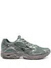 Mizuno Wave Rider 10 Lace-up Sneakers In Gray