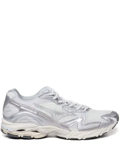 Mizuno Wave Rider 10 Sneakers In Silver