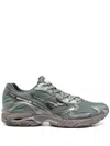 Mizuno Wave Rider 10 Lace-up Sneakers In Gray
