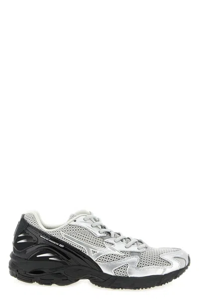 Mizuno Wave Rider 10 Sneakers In Silver