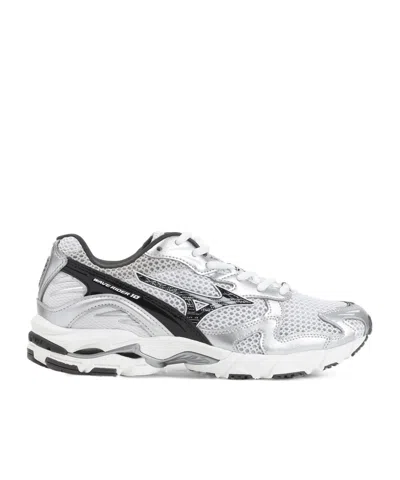Mizuno Cloudscape Black Sand Wave Rider 10 Sneakers In White