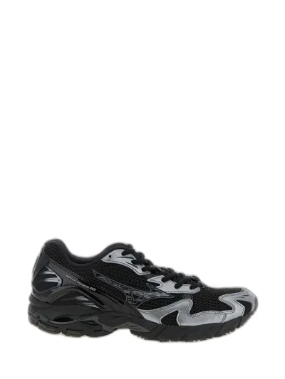 Mizuno Wave Rider 10 Unisex Sneakers In Black