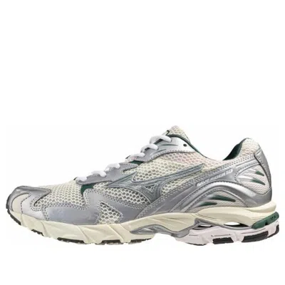 Mizuno Wave Rider 10 'white Slate Bistro Green' In Gray