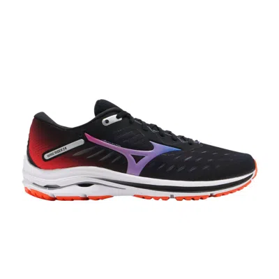 Pre-owned Mizuno Wave Rider 24 'osaka Marathon - Rainbow Multi' In Black