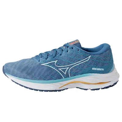 Mizuno Wave Rider 26 Blue / White / Yellow J1gd220328 Women's