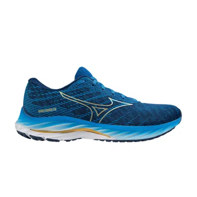 Pre-owned Mizuno Wave Rider 26 'snorkel Blue Gold'