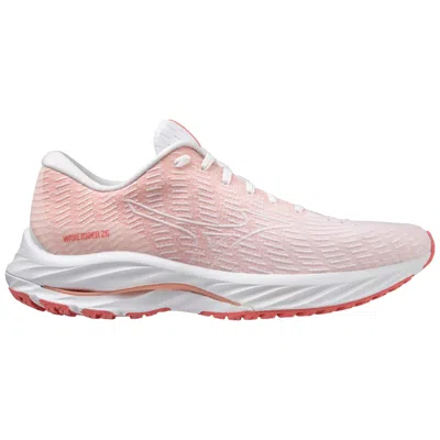Mizuno Wave Rider 26 Ssw White / Pink J1gd227574 Women's