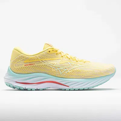 Mizuno Womens  Wave Rider 27 In Anise Flower/white