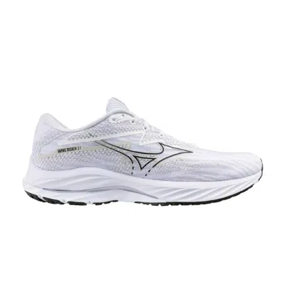 Pre-owned Mizuno Wave Rider 27 'white Black'