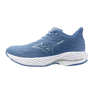 Mizuno Wave Rider 28 Glacier Lake / White 411457.gl00 Women's In Blue