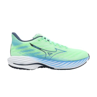 Pre-owned Mizuno Wave Rider 28 'neo Mint Frontier Blue' | Green | Men's Size 13