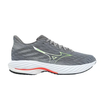Pre-owned Mizuno Wave Rider 28 'tradewinds Green Gecko' | Grey | Men's Size 10 In Gray