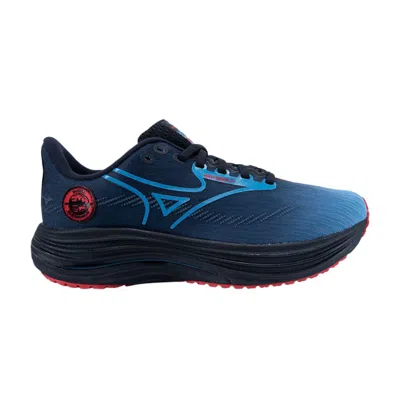 Pre-owned Mizuno Wave Rider 29 Amsterdam 'navy Black' | Blue | Men's Size 7