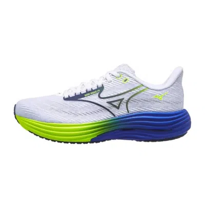 Mizuno Wave Rider 29 Shoes White Blue Ss26
