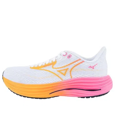 Mizuno Wave Rider 29 Hanabi Running Shoes White/tang Orange : In Multi