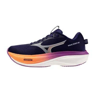 Mizuno Wave Rider 30 Blue Purple Aw26 Women's Running Shoes