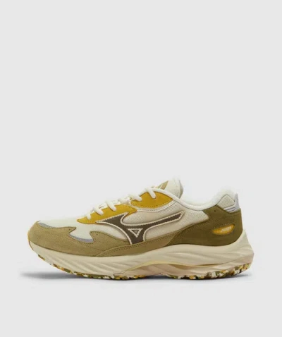 Mizuno Wave Rider B Sneaker In Cedar/major Brown/cloud Cream
