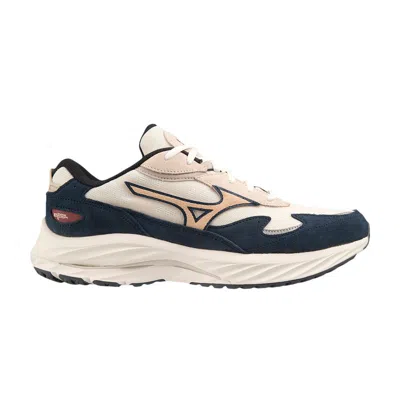 Pre-owned Mizuno Wave Rider Beta 'insignia Blue' In White