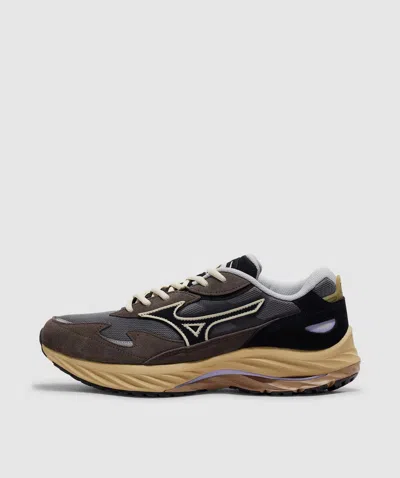 Mizuno Wave Rider Beta Sneaker In Quiet Shade/black/magnet