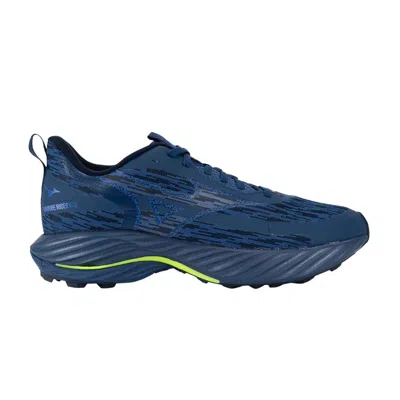 Pre-owned Mizuno Wave Rider Gtx 3 'blue Yellow' | Men's Size 9.5