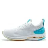 Mizuno Wave Rider Neo 'white Blue' In Gray