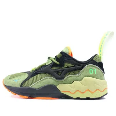Mizuno Wave Rider 'olive Green Orange'