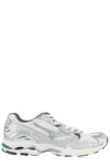 Mizuno Wave Rider Sneakers With 3d Mesh Upper In Silver