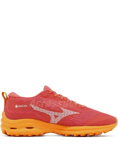 Mizuno Wave Rider Trainers In Red