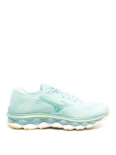 Mizuno Wave Sky 7 Knitted Sneakers In Blue