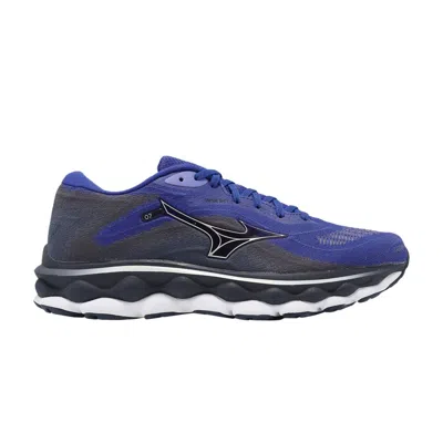Pre-owned Mizuno Wave Sky 7 'surf The Web Dress Blue'