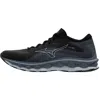 Mizuno Wave Sky 5 Womens Gym Fitness Running Shoes In Black