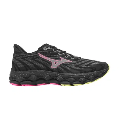Pre-owned Mizuno Wave Sky 8 'black Silver Pink Tetra' | Men's Size 8