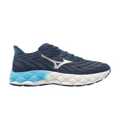 Pre-owned Mizuno Wave Sky 8 'blue Wing Teal' | Men's Size 7