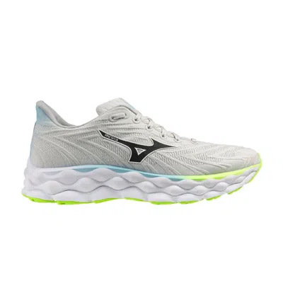 Pre-owned Mizuno Wave Sky 8 'nimbus Cloud Green Gecko' | Grey | Men's Size 9.5 In Gray