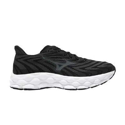Pre-owned Mizuno Wave Sky 8 Super Wide 'black White' | Men's Size 10.5