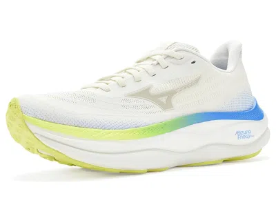Mizuno Womens  Wave Sky 9 Wide In Snow White/silver Birch