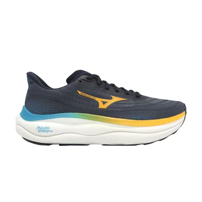 Pre-owned Mizuno Wave Sky 9 'baritone Blue Citrus' | Men's Size 7