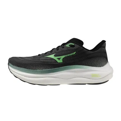Mizuno Wave Sky 9 Shoes Black Green Ss26
