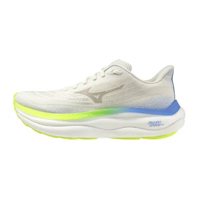 Mizuno Wave Sky 9 Shoes White Yellow Ss26 Women In Neutral