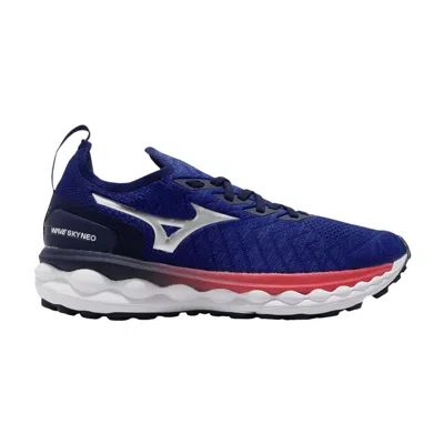 Pre-owned Mizuno Wave Sky Neo 'blue Pink'
