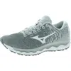 Mizuno Wave Sky Waveknit 3 Womens Knit Workout Running Shoes In Gray