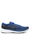 Mizuno Low Top Sneakers With Chunky Rubber Sole In Blue