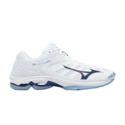 Pre-owned Mizuno Wave Voltage 2 'white Bellwether Blue' | Men's Size 8.5