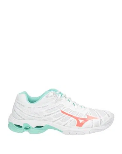 Mizuno Wave Voltage Wos Woman Sneakers White Size 9 Textile Fibers, Synthetic Material