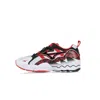 Mizuno Wawe Rider 1 Low Men's Shoe White/black/high Risk Red In White/black/high Risk Red