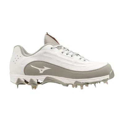 Pre-owned Mizuno Wmns 9-spike 8 Low 'white Grey' | Women's Size 8