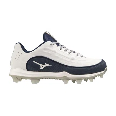 Pre-owned Mizuno Wmns 9-spike Advanced Finch Elite 6 Low Tpu 'white Navy' | Women's Size 11.5