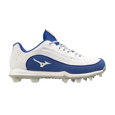 Pre-owned Mizuno Wmns 9-spike Advanced Finch Elite 6 Low Tpu 'white Royal' | Women's Size 12