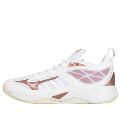 Mizuno (wmns)  Wave Dimension 'white Rose Gold' In Multi