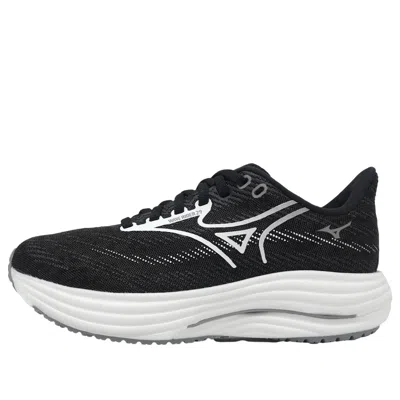Mizuno Womens  Wave Rider 29 Wide In Black Sand/white